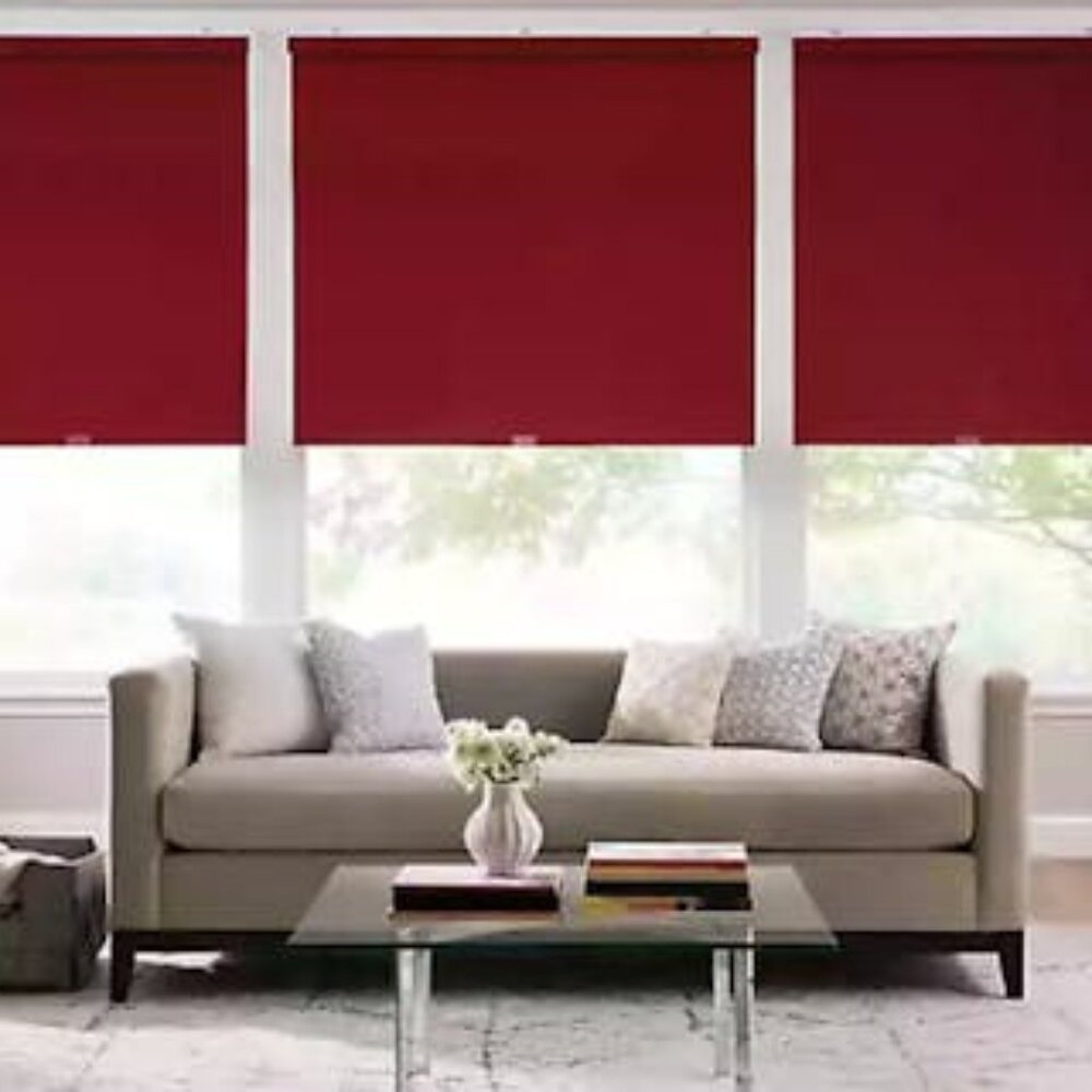 Real Simple(R) Cordless Cotton Twill Roller Shade